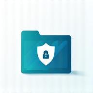 Illustration of data security lock icon