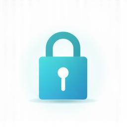 Illustration of a secure lock icon