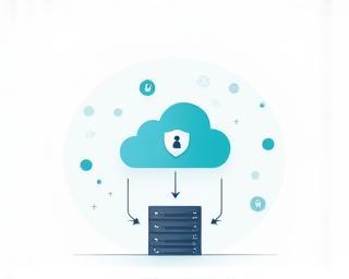 Illustration of cloud storage with protection